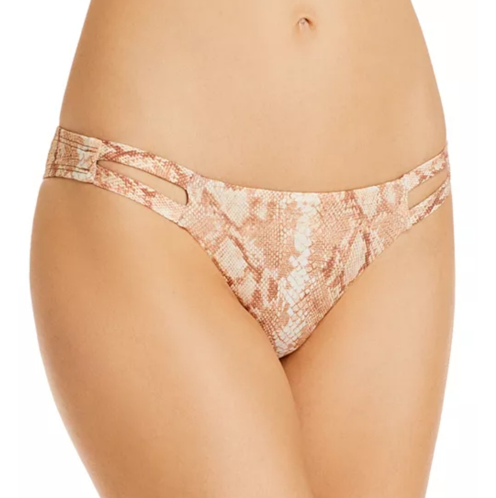 NWT Vitamin A EcoLux Neutra Snakeskin Bralette Bikini Set S - Picture 3 of 4